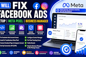 fix facebook ads setup meta pixel business manager, instagram ads