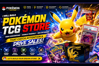 build trading card website pokemon website pokebox tcg store with ai sales agent