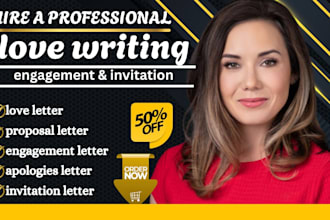 write proposal, love, engagement, invitation, apology letter for your girlfriend