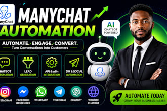 build manychat automation manychat expert instagram facebook ai chatbot manychat