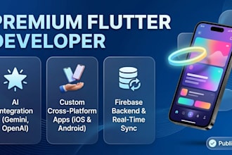 develop a premium flutter app with ai gemini integration