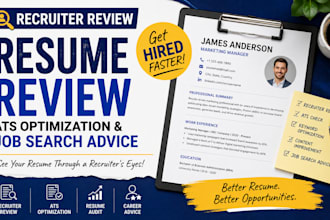 provide recruiter resume review ats optimization and job search advice