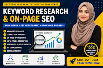 do keyword research and on page optimization for your website