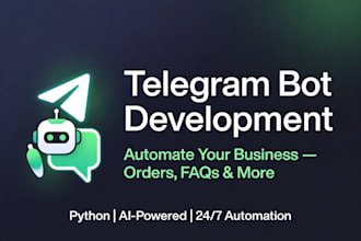 custom telegram bot for your business