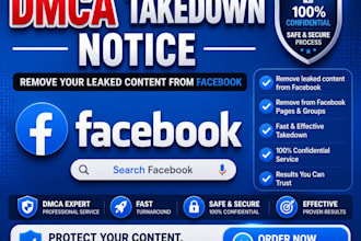 protect your content from facebook under dmca