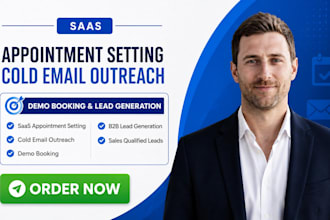 saas appointment setting cold email outreach demo booking lead generation