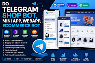 do telegram shop bot, telegram mini app, telegram webapp, telegram ecommerce bot