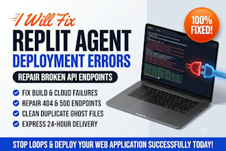 fix replit agent deployment error and repair broken endpoint supabase vibecoding