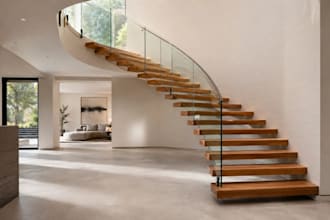 design custom steel, wooden, spiral, and floating staircases