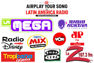 airplay your song and promote it on latin america radio