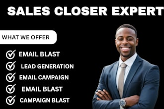 be your sales closer and lead generation manager