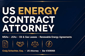 draft a robust US oil and gas master service agreement msa