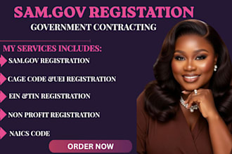 do samgov nonprofit registration, llc registration, cage code, uei, naics code
