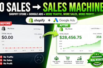 manage shopify google ads pmax gmc campaign for sales