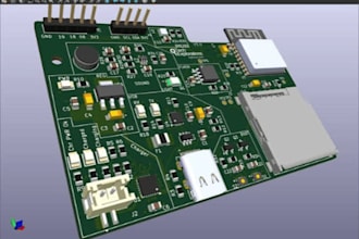 do raspberry pi lot hardware, firmware, pcb board, footprints and pcb design