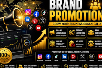 promote your brand with organic social media marketing