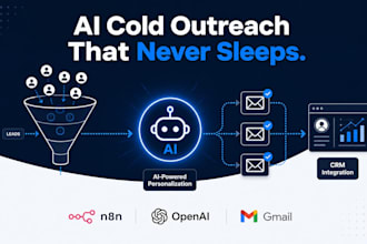 build an ai cold email outreach engine with instantly ai n8n gpt and CRM