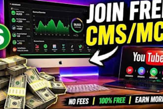 setup youtube cms account, content id, mcn, copyright and monetization service