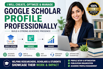 organize your research publications and academic author profile