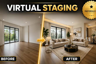 do virtual staging, virtual renovation for real estate listings