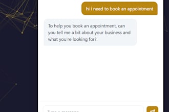 build an ai knowledge base chat, lead capture and booking