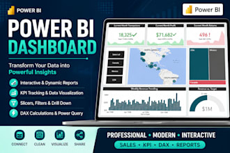 create a professional power bi dashboard