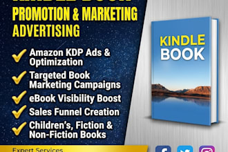 do amazon kindle book promotion, ebook marketing, KDP ads and advertising
