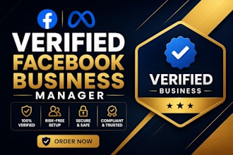 create verified facebook business manager, bm and ads account setup