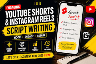 write engaging youtube shorts and instagram reels scripts