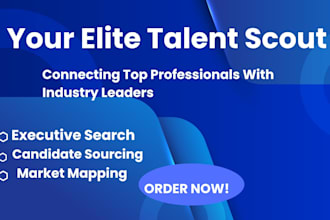 be your professional headhunter and recruiter