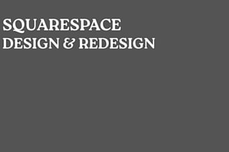 squarespace design and redesign