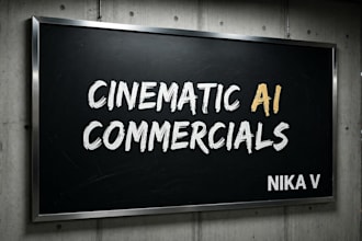 create cinematic ai commercial videos