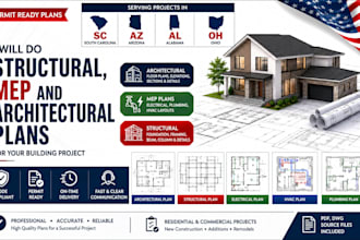 do structural mep and architectural plans for south carolina