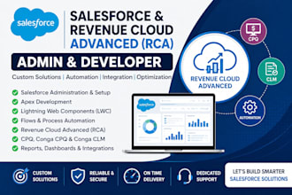 be your salesforce and revenue cloud advanced admin and developer