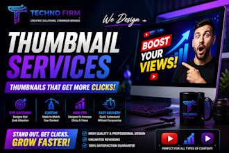 create modern, lifestyle, and travel vlog thumbnails