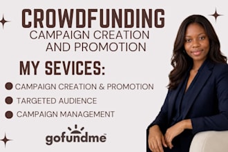 create and promote your campaign to reach donors and receive donations