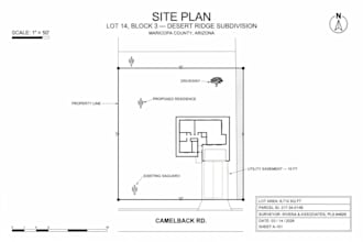 draw land survey, site plans and plot plans for arizona, colorado and new york