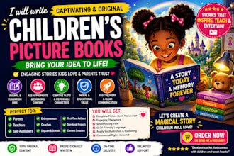 write a captivating childrens picture book with engaging characters