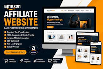 create a professional amazon affiliate wordpress  website