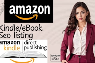 write your amazon kindle KDP book, SEO listing description