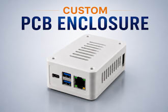 do solidworks fusion360 custom 3d printable electronics enclosure pcb case port
