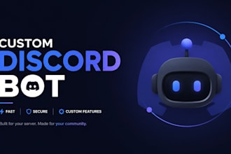 create you a custom discord bot for your server