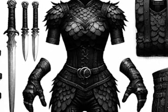 create custom 3d cosplay eva foam cosplay prop wearable armor and props for cons