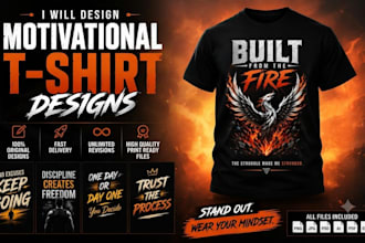 create motivational t shirt designs for pod
