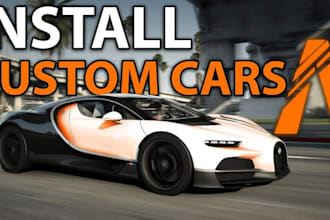create custom vehicle mod and livery for assetto corsa, ats, ets2, ams2 or fivem