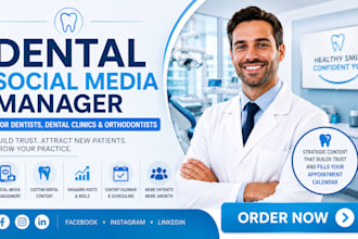 be your dentists dental clinics orthodontist social media manager