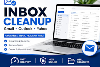 organize, clean, and manage your gmail or outlook inbox