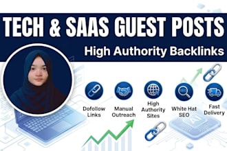 build tech backlinks with tech links insertion on tech blogs for SEO
