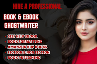 write or ghostwrite a professional fiction book
