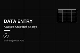 do simple data entry and document organization